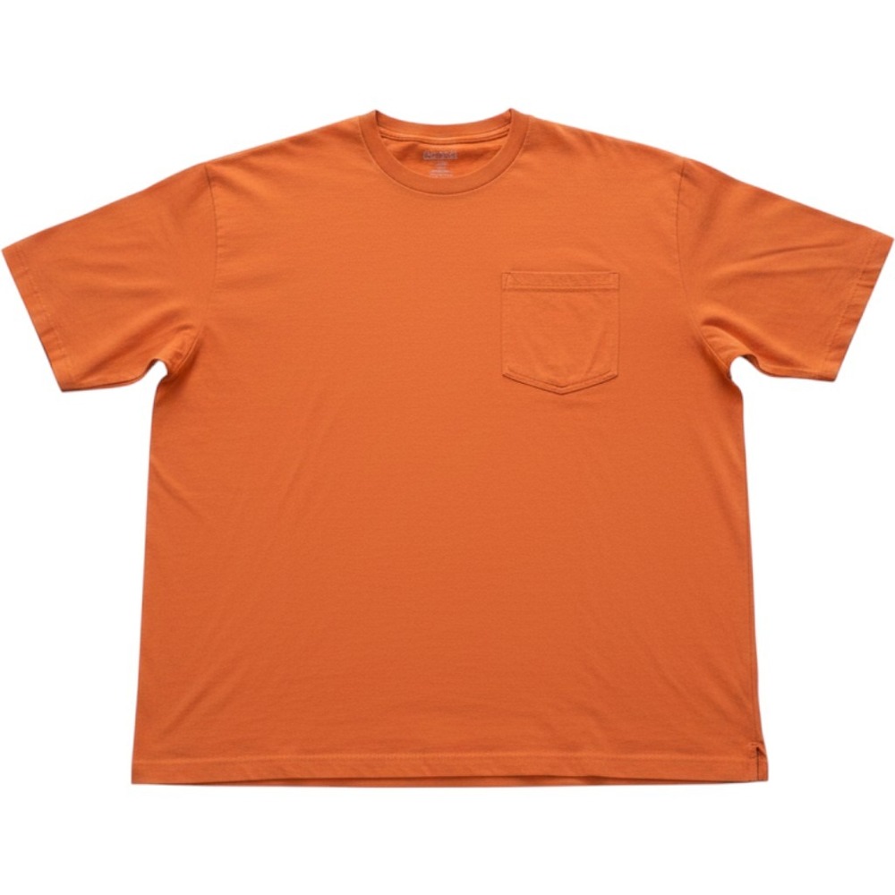 Duluth Trading Co Pocket T-Shirt Mens 2XL Orange Longtail Work Tee